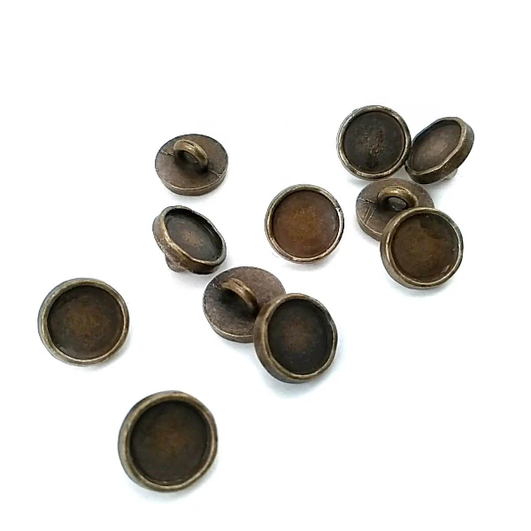 9.9 mm Enamel / Colored Shank Button product image 9.9 mm Enamel / Colored Shank Button front and detail view