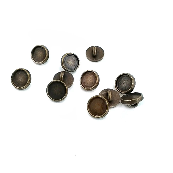 9.9 mm Enamel / Colored Shank Button front and detail view