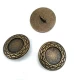 27 mm Enamel / Colored Shank Button front and detail view