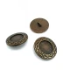 27 mm Enamel / Colored Shank Button front and detail view