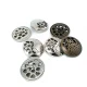 Patterned large size 30 mm metal button