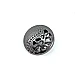 Patterned large size 30 mm metal button