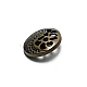 Patterned large size 30 mm metal button
