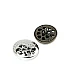 Patterned large size 30 mm metal button