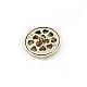 Patterned large size 30 mm metal button