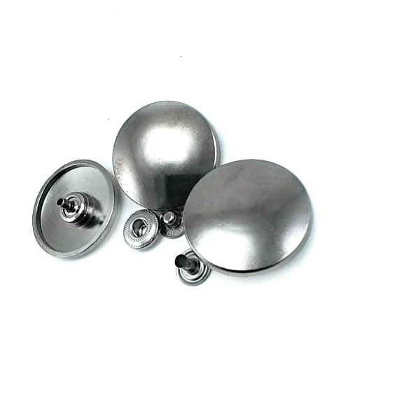 Hafif Bombeli Büyük Boy Çıtçıt Düğme 32 mm - 50 boy E 1538