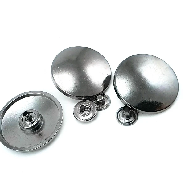 Hafif Bombeli Büyük Boy Çıtçıt Düğme 32 mm - 50 boy E 1538