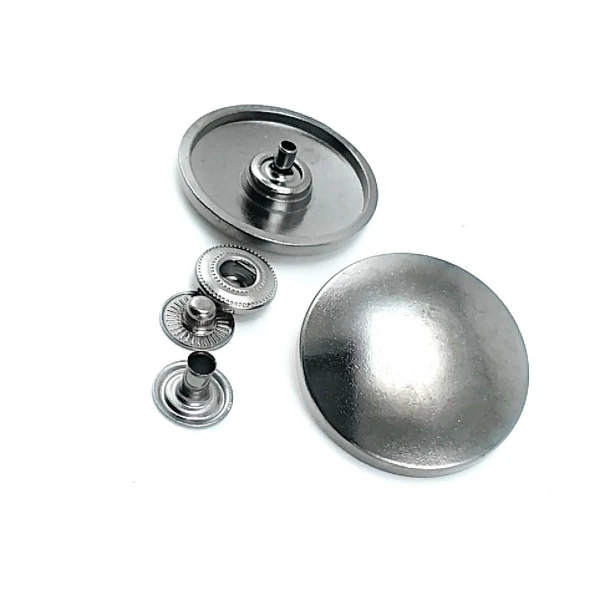 Hafif Bombeli Büyük Boy Çıtçıt Düğme 32 mm - 50 boy E 1538
