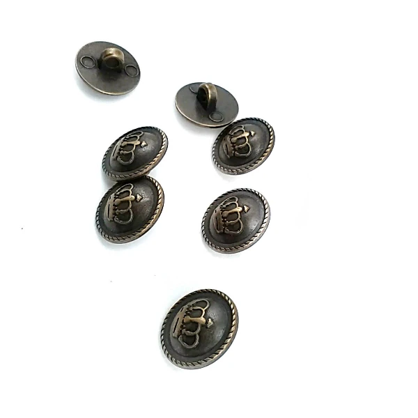 14.7 mm Shank Button front and detail view