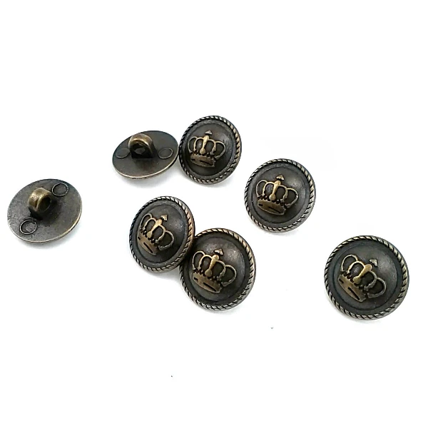 14.7 mm Shank Button front and detail view
