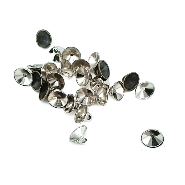 10 mm Rhinestone / Crystal Detail Shank Button front and detail view