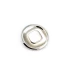 Stylish-footed metal button 24 mm - 38 lignes