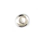 Stylish-footed metal button 24 mm - 38 lignes