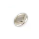 Stylish-footed metal button 24 mm - 38 lignes