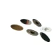 Oval Metal Ayaklı Düğme 20 mm x 9 mm E 1604
