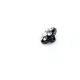 13 mm Rhinestone / Crystal Detail Shank Button front and detail view