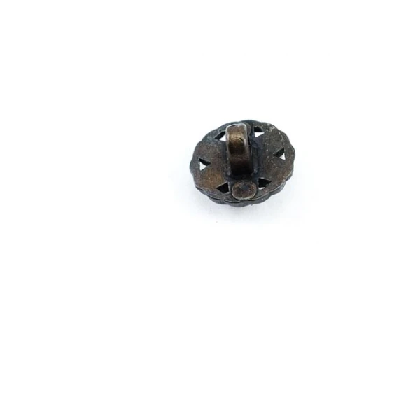 13 mm Rhinestone / Crystal Detail Shank Button front and detail view