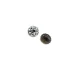 13 mm Rhinestone / Crystal Detail Shank Button front and detail view