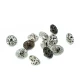 13 mm Rhinestone / Crystal Detail Shank Button front and detail view