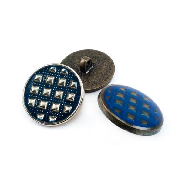 Jacket and Coat Button Enamel Zamak Button 22 mm - 36 L E 1648