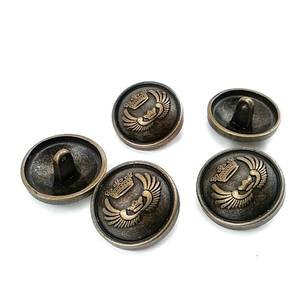 Coat and Jacket Button Crown and Wing Pattern 23 mm - 36 L E 1653 Coat and Jacket Button Crown and Wing Pattern 23 mm - 36 L E 1653
