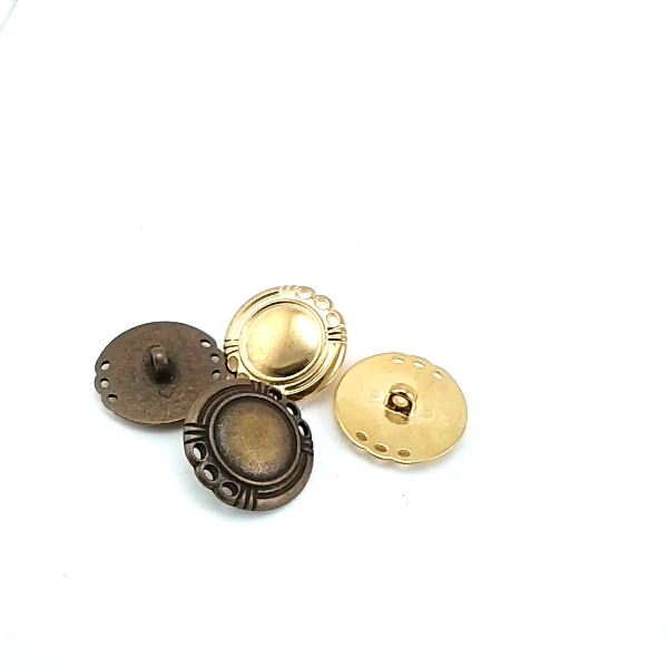 24 mm - 40 L Stylish Shank Metal Button