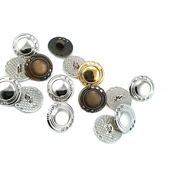 16 mm Ayaklı Düğme ön ve detay görünümü
