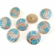 Coat and Coat Buttons Set of 8 pcs Enamel 24 mm - 40 L E 1682 MN V1 SET8