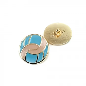 Coat and Coat Buttons Set of 8 pcs Enamel 24 mm - 40 L E 1682 MN V1 SET8
