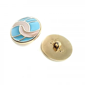 Coat and Jacket Shank Button Enamel 24 mm - 40 L E 1682 MN V1