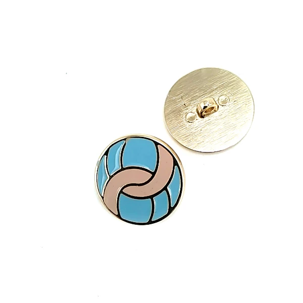 Coat and Jacket Shank Button Enamel 24 mm - 40 L E 1682 MN V1
