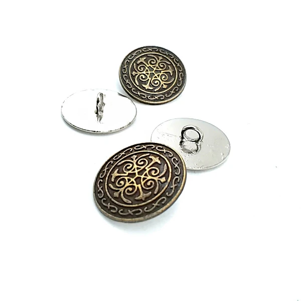 20 mm Ayaklı Düğme ürün görseli 20 mm Ayaklı Düğme ön ve detay görünümü