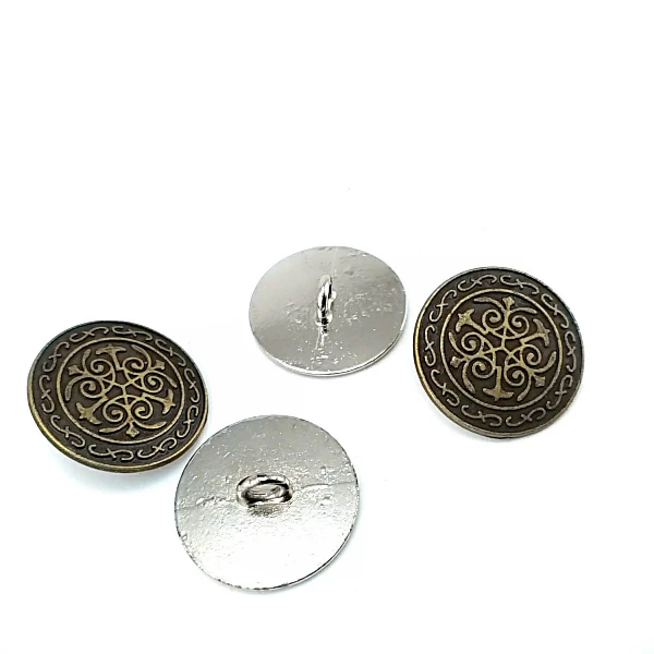 20 mm Ayaklı Düğme ön ve detay görünümü