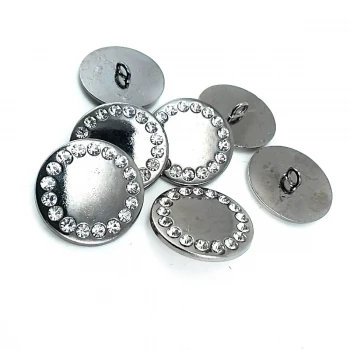 Rhinestone Shank Buttons for Jackets 25 mm 42 L E 187