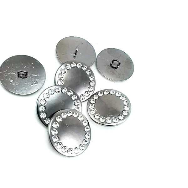 Rhinestone Shank Buttons for Jackets 25 mm 42 L E 187