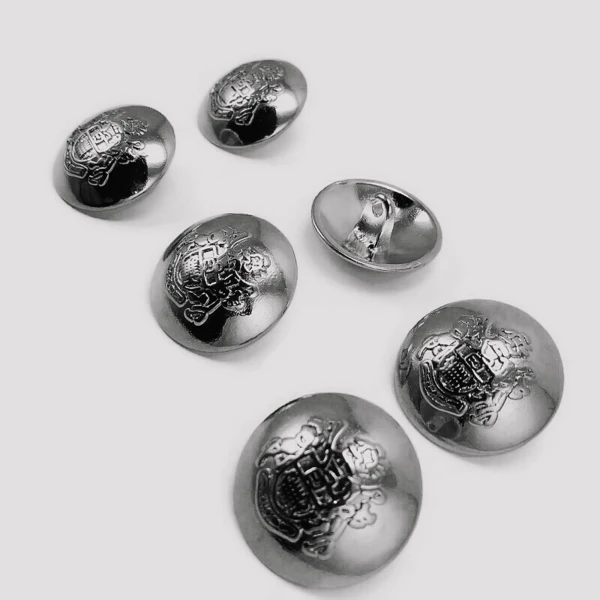 Rose Gold and Gold Emblem 6 Blazer Jacket Button Set 23 mm - 36 L E 1874 SET6
