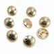 Gold Plated Button Clasp Blazer 8 pcs Jacket Button Set 15 mm - 24 L E 1875 SET8 Gold Plated Button Clasp Blazer 8 pcs Jacket Button Set 15 mm - 24 L E 1875 SET8