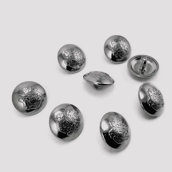 Gold Plated Button Clasp Blazer 8 pcs Jacket Button Set 15 mm - 24 L E 1875 SET8