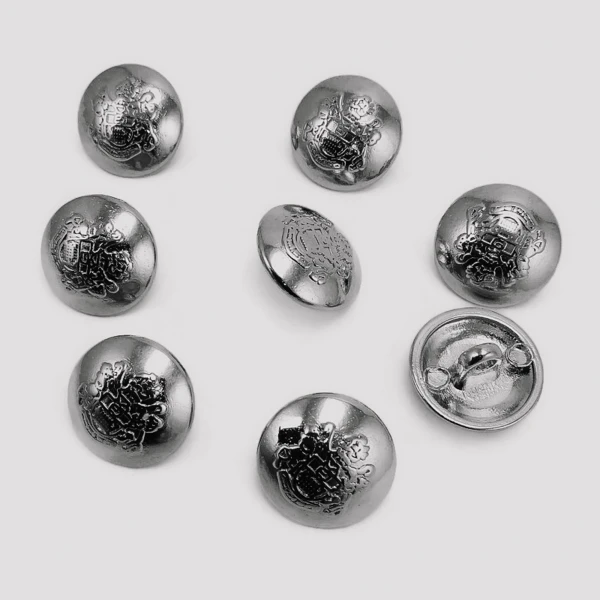 Gold Plated Button Clasp Blazer 8 pcs Jacket Button Set 15 mm - 24 L E 1875 SET8