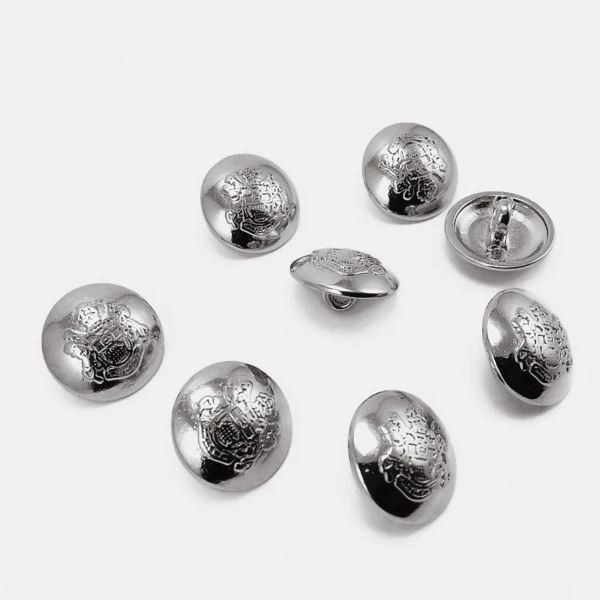 Gold Plated Button Clasp Blazer 8 pcs Jacket Button Set 15 mm - 24 L E 1875 SET8