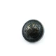 Footed metal button patterned 22mm - 36 ligne