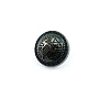 Patterned Metal pedestal button 18mm - 28 ligne