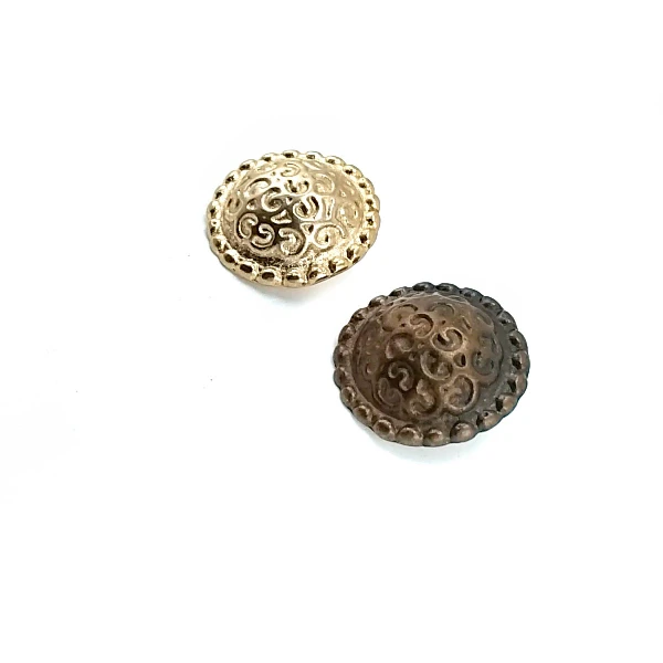 Patterned Convex Shank Button 17 mm - 27 L E 194