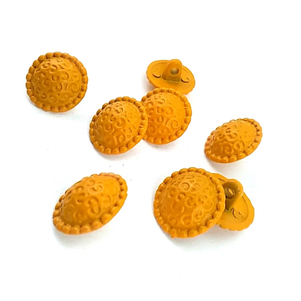 Patterned Convex Shank Button 17 mm - 27 L E 194