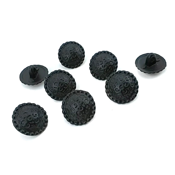 Patterned Convex Shank Button 17 mm - 27 L E 194