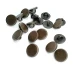 Flat Coin Shape Metal Shank Button 10 mm - 16 L E 1987
