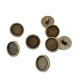 15 mm Enamel / Colored Shank Button front and detail view