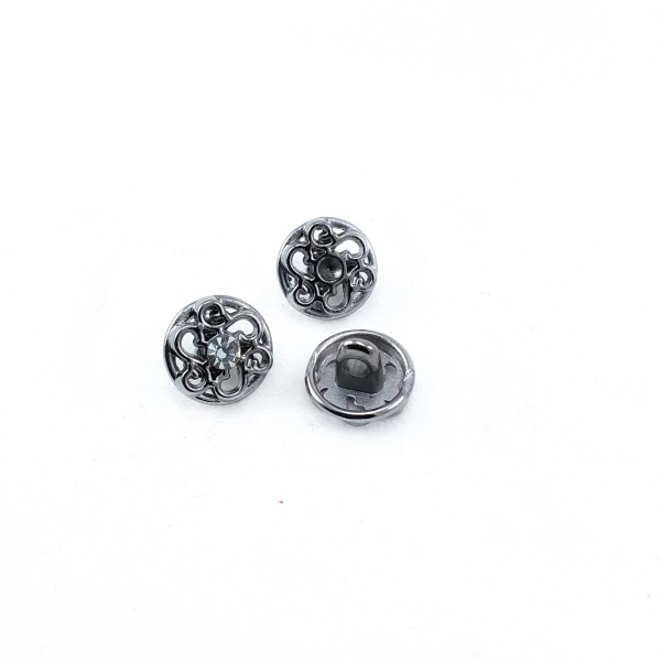 11 mm Shank Button front and detail view