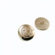 23 mm Gold Tone Shank Button product image 23 mm Gold Tone Shank Button front and detail view