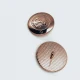 23 mm Gold Tone Shank Button front and detail view